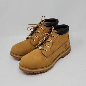 Timberland Nellie  Classic Nubuck Yellow Women's Low Top Chukka Boots Size 8